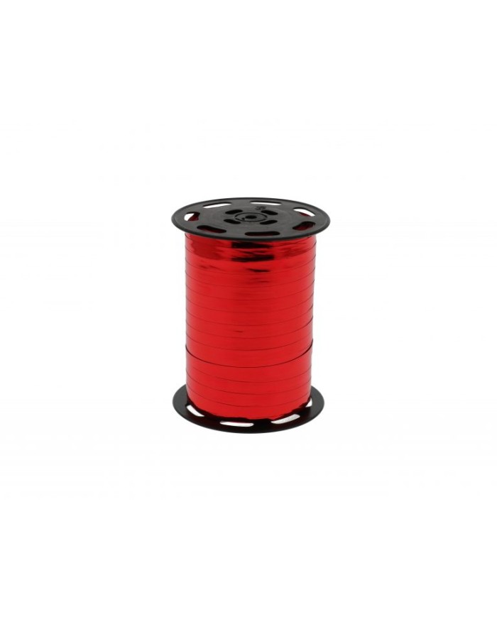 MF90104 - FITA VERMELHA BRILHANTE LARG 7MM C/250MT