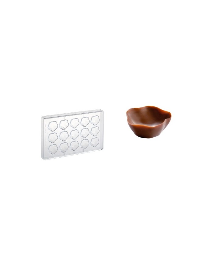 20GU002 - MOLDE SHELL CUPS TRANSPARENTE
