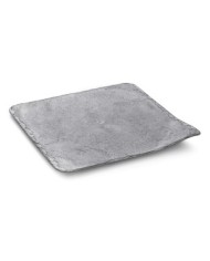 540027 - TRAVESSA EFEITO PEDRA COR GRIS 24X24CM