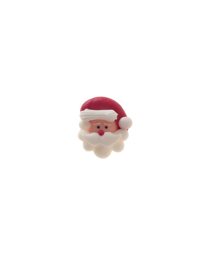 205174 - DECORAÇÃO AÇÚCAR CARA PAI NATAL 35X31