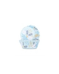 BC851 - CUPSULAS CUPCAKE MOTIVOS FLORAIS FESTIVOS (30 UN)