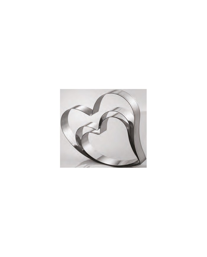 MOLDE INOX CORAÇÃO-18H5X26