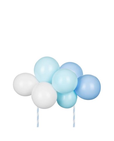 DE95476 - KIT TOPPER BALÕES AZUL 29CM