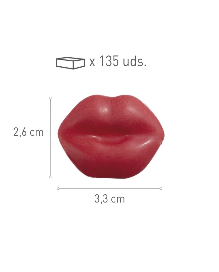 428218 - DECORAÇÃO CHOCOLATE BEIJO (135 UNIDS)
