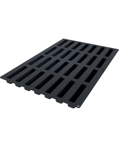 MF11339 - MOLDE SILICONE ECLAIR (28 PEÇAS)