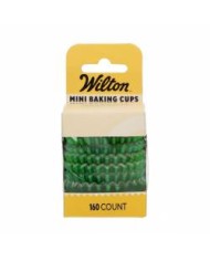 DE84645 - MINI CÁPSULAS METALIZADAS  PRATA WILTON (160 UNID)