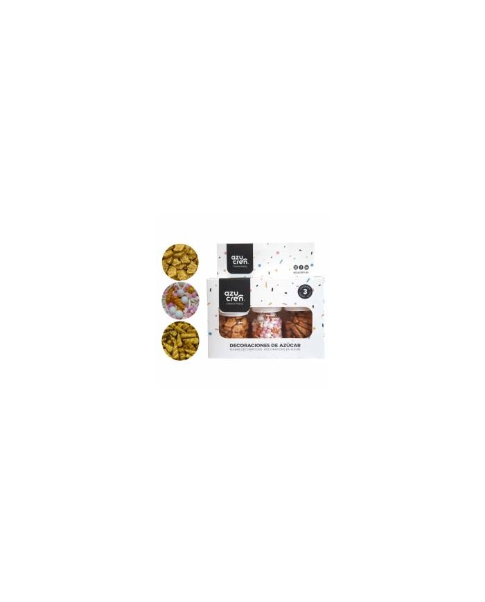 DE90112 - CONJUNTO 3 DECORAÇÕES PARA 'GOLDEN PRINCESS' 30 GR