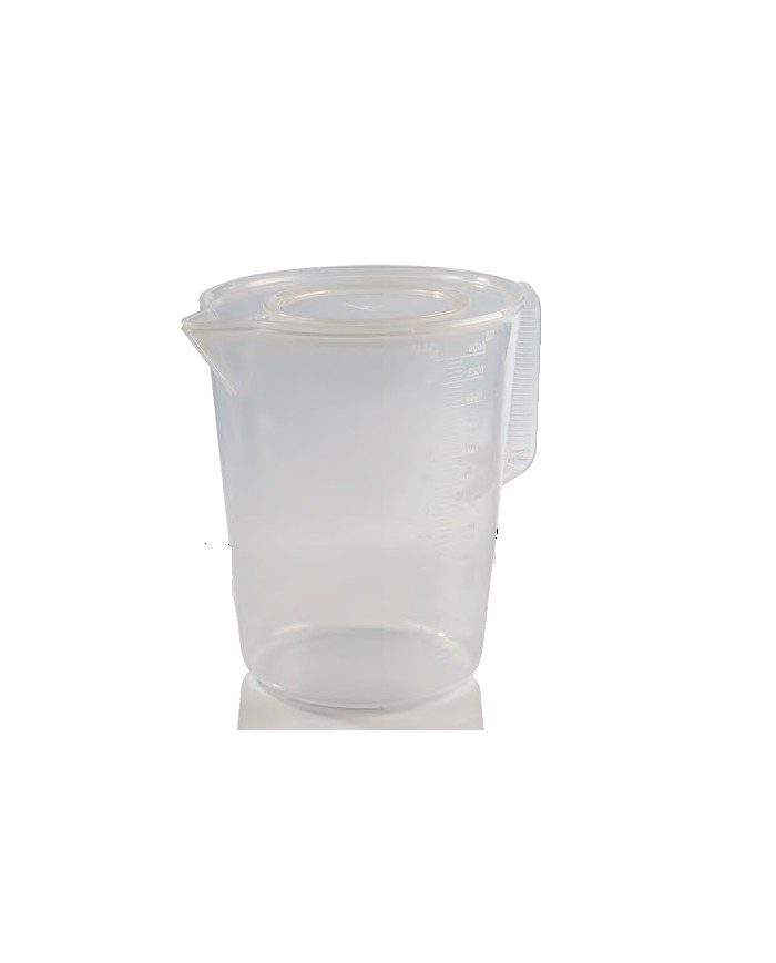 CFTRA6C - COPO GRADUADO TRANSPARENTE 6 LT C/TAMPA