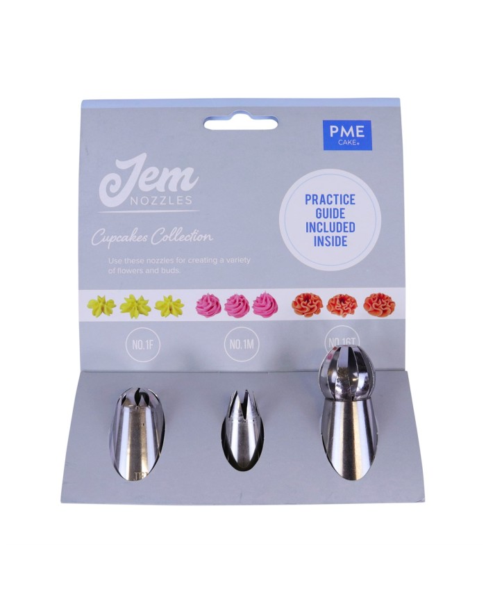 NZ1011 - BICOS JEM CONJ 3 - CUPCAKES COLECTION