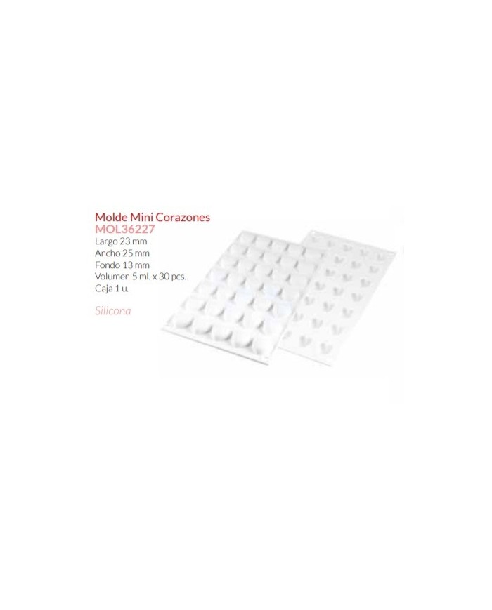Molde Mini-Corações - MOL36227