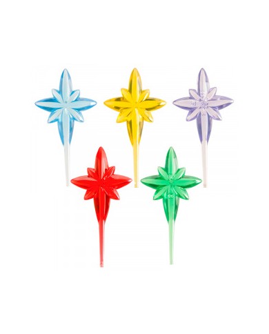 354094 - DECORAÇAO ESTRELAS NATAL PL C/144