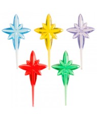 354094 - DECORAÇAO ESTRELAS NATAL PL C/144