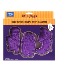 SCB705 - CORTADOR BISCOITOS HALLOWEEN DIA DOS MORTOS (CONJ 3)
