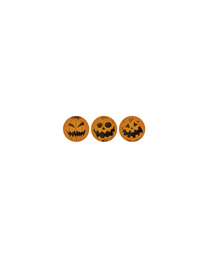 427932 - BOLA 3D CHOCOLATE NEGRO 3 CABEÇAS HALLOWEEN Ø 27MM