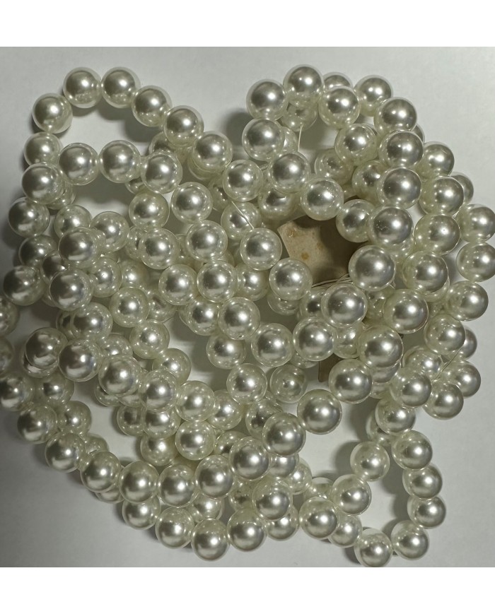 24030G -DECORAÇÕES FIO DE PEROLA BRANCO