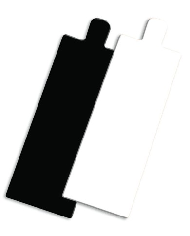 MINI BASES 13X4,5 PRETO/BRANCO C/200 - MF15577