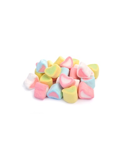 20267 - MARSHMALLOW CORAÇÕES 4 CORES (500GR)