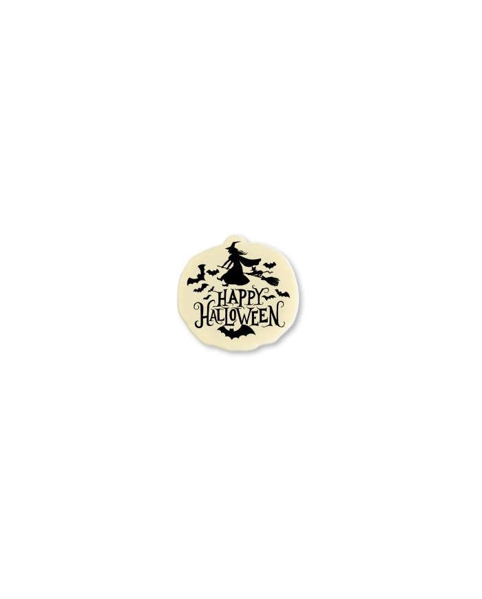 427984 - CALABAZA CHOC. BRANCO HAPPY HALLOWEEN 44X46MM (54 UNID)