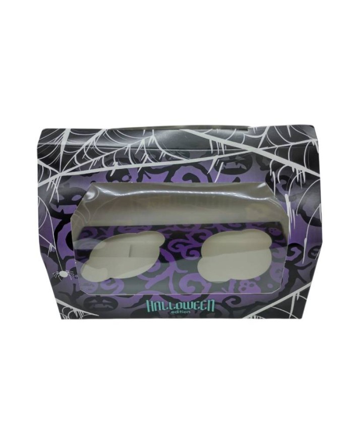 AZ01560 - CX P/ 2 CUPCAKE HALLOWEEN 18,6X9,10X7,50