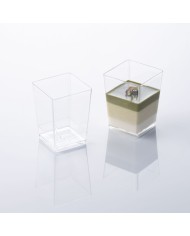 CUBIC SMALL GLASS 120 ML 100PCS - PMOCU002
