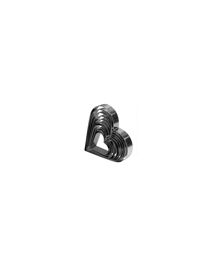 MOLDE INOX CORAÇÃO-7H5X16
