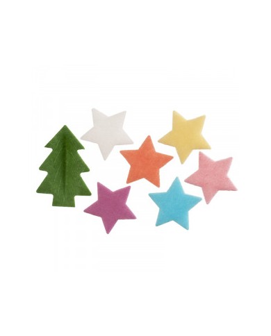 ESTRELAS E ARVORES OBREIA 3,5CMM (200UN) - 115015