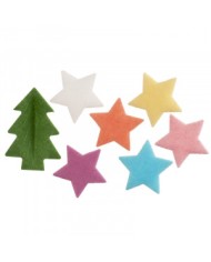 ESTRELAS E ARVORES OBREIA 3,5CMM (200UN) - 115015