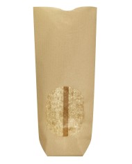 MF25104- BOLSA FRONTAL TRANSPARENTE E REVERSO KRAFT 140X305 MM  (100 UNID)