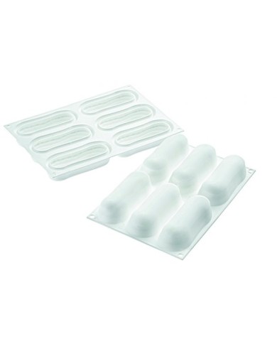 MF11167 - MOLDE SILICONE 6 ECLAIR