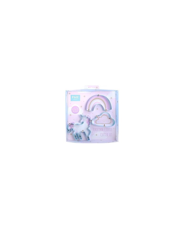 SCB701 - SET 3 CORTADORES UNICORNIO