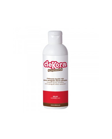 CORANTE AEROGRAFO VERMELHO PERLADO 190ML - 412031