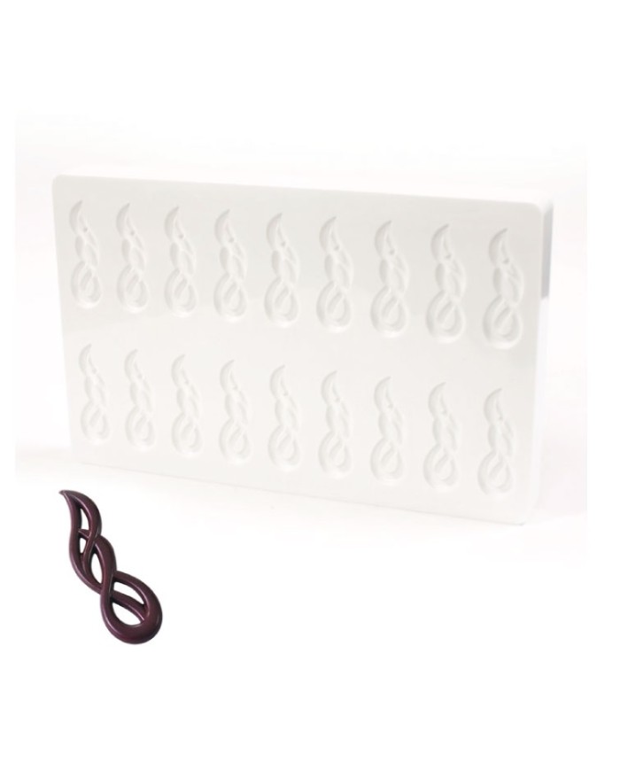 WHITE POLPCARBONATE MOLD DECO - 20-D001