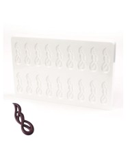 WHITE POLPCARBONATE MOLD DECO - 20-D001