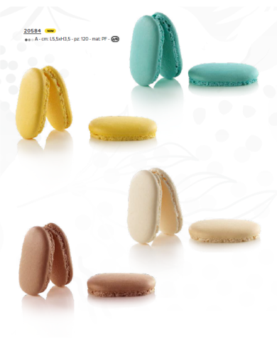MACARRONS ECLAIR (4 CORES) - 120 UN - 20584