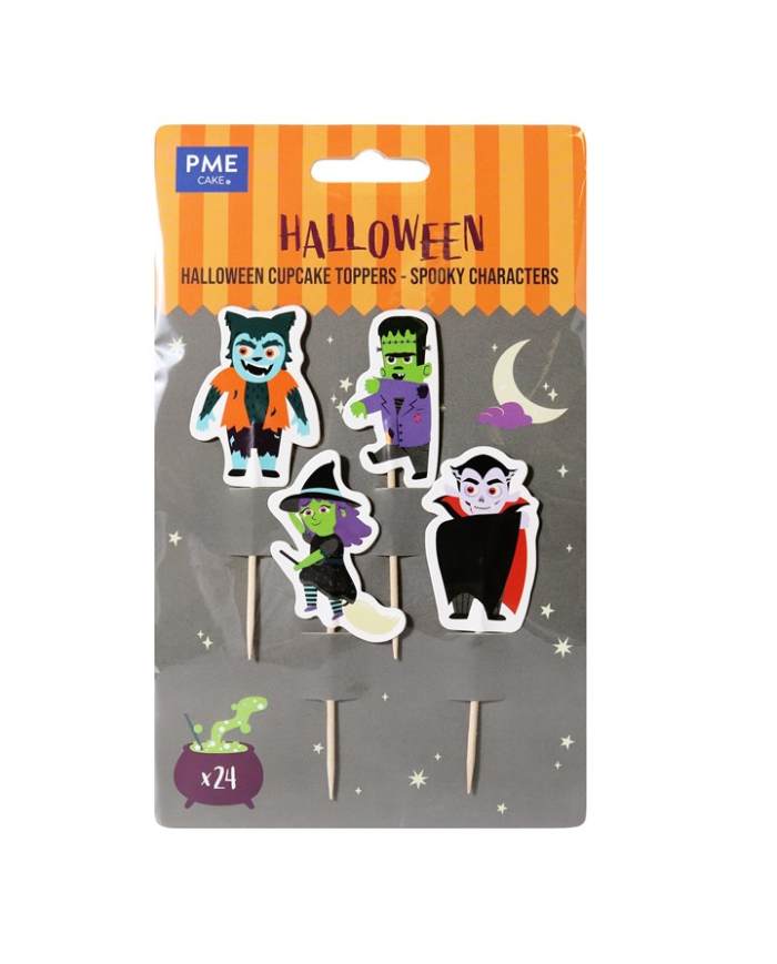 HW24TOP047 - TOPPERS PERSONAGENS ASSUSTADORAS HALLOWEEN