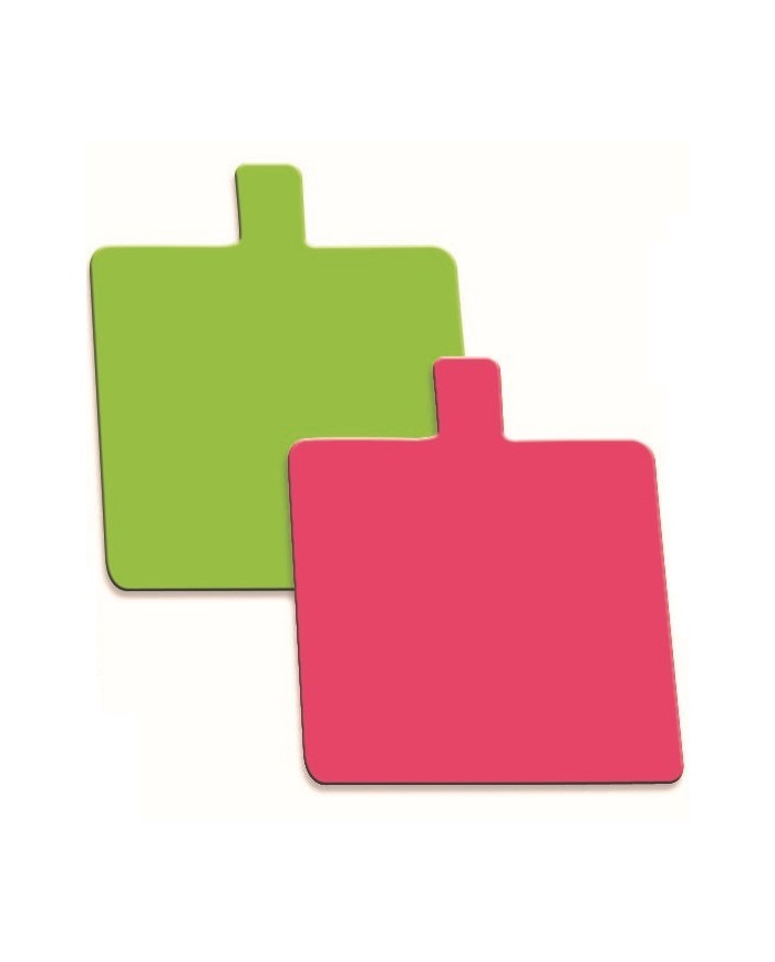 MINI BASES 8CM ROSA/VERDE C/200 - MF15583