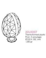 MOLDE OVO DIAMOND PACK 2 PCS - 20U3D07