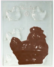 MOLDE POLYEHYLENE OVO ESTALADO 4 pcs 83x54 h24 mm 90-2354