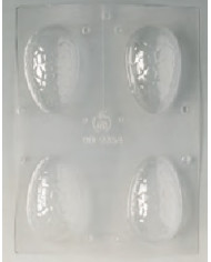 MOLDE POLYEHYLENE OVO ESTALADO 4 pcs 83x54 h24 mm 90-2354