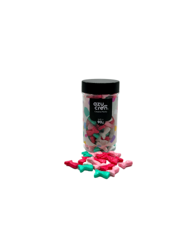 AZ01273 - DECORAÇÃO AÇÚCAR CAUDA DE SEREIA (90 GR)
