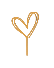354156- CAKE TOPPER NEGRO TE QUIERO