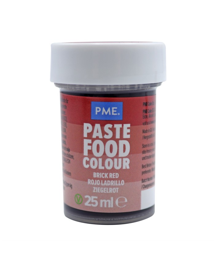 PC1059 - CORANTE PASTA 25 GR VERMELHO TIJOLO