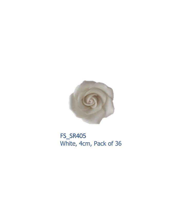 FS_SR405 - ROSAS DE AÇÚCAR BRANCAS (36 UNID)