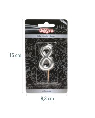 VELA COMIC PRATA 7,5 CM