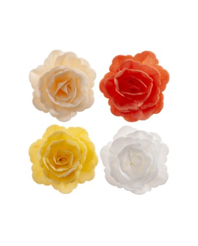 ROSAS OUTONO SORTIDAS 7CM C/ 15 UNIDS - 126171