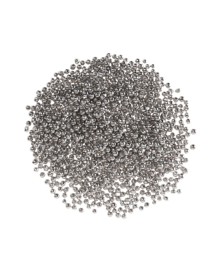 433082 - PERLAS AÇÚCAR PRATA  0.2CM  - 500GR