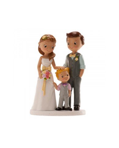 305081 - NOIVOS C/MENINO 16CM
