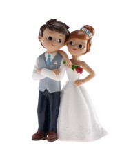 305107 - NOIVOS METAL BEIJO 18CM
