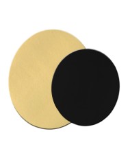 MF15766 - BASE 16X16CM OURO/PRETO (100)