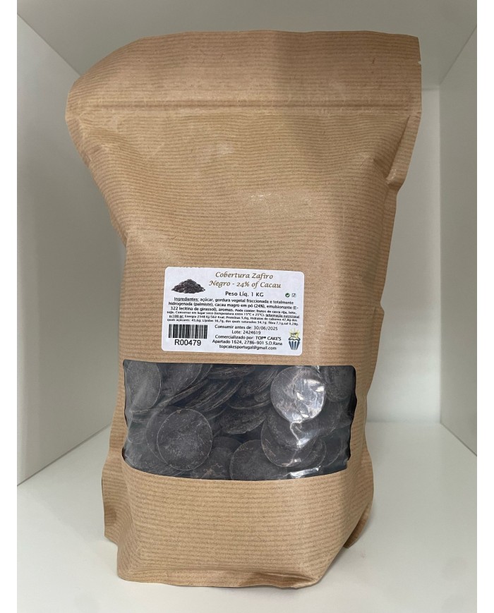 ZAFIRO NEGRO 24% BITTER -  250 GR